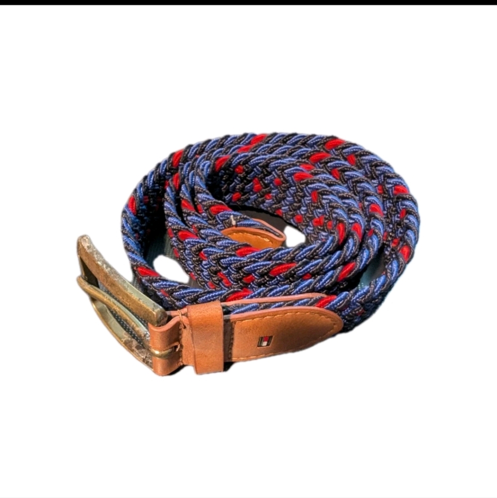 Tommy Hilfiger Braided Elastic Men's Belt 38